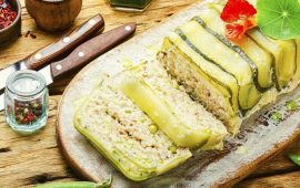 Delicious homemade chicken and zucchini meat terrine.French cuisine,Image: 542812325, License: Royalty-free, Restrictions: , Model Release: no, Credit line: Mykola Lunov / Panthermedia / Profimedia