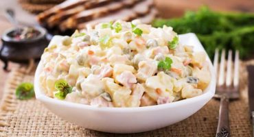 Ruska salata bez majoneza i šunke